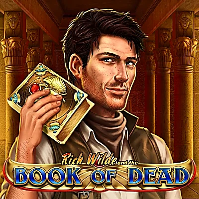 Book of Dead Egyptian-themed slot tile at F7 Casino