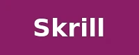 Skrill accepted e-wallet payment method logo at F7 Casino